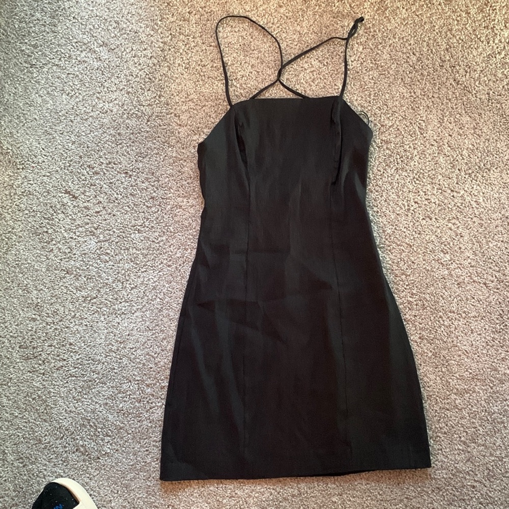 Zara little black dress XS NWT